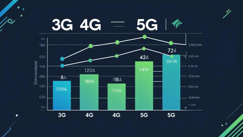 grafic ilustrativo de como o 5g vai mudar a internet