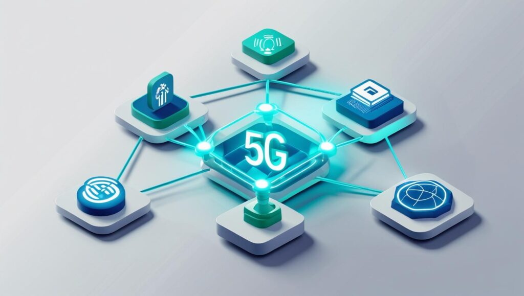 image ilustrativa mostrando como 5g muda a internet
